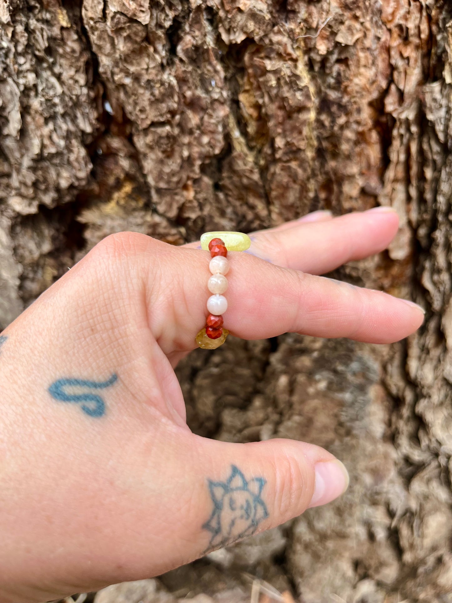 Sun Goddess Crystal Ring