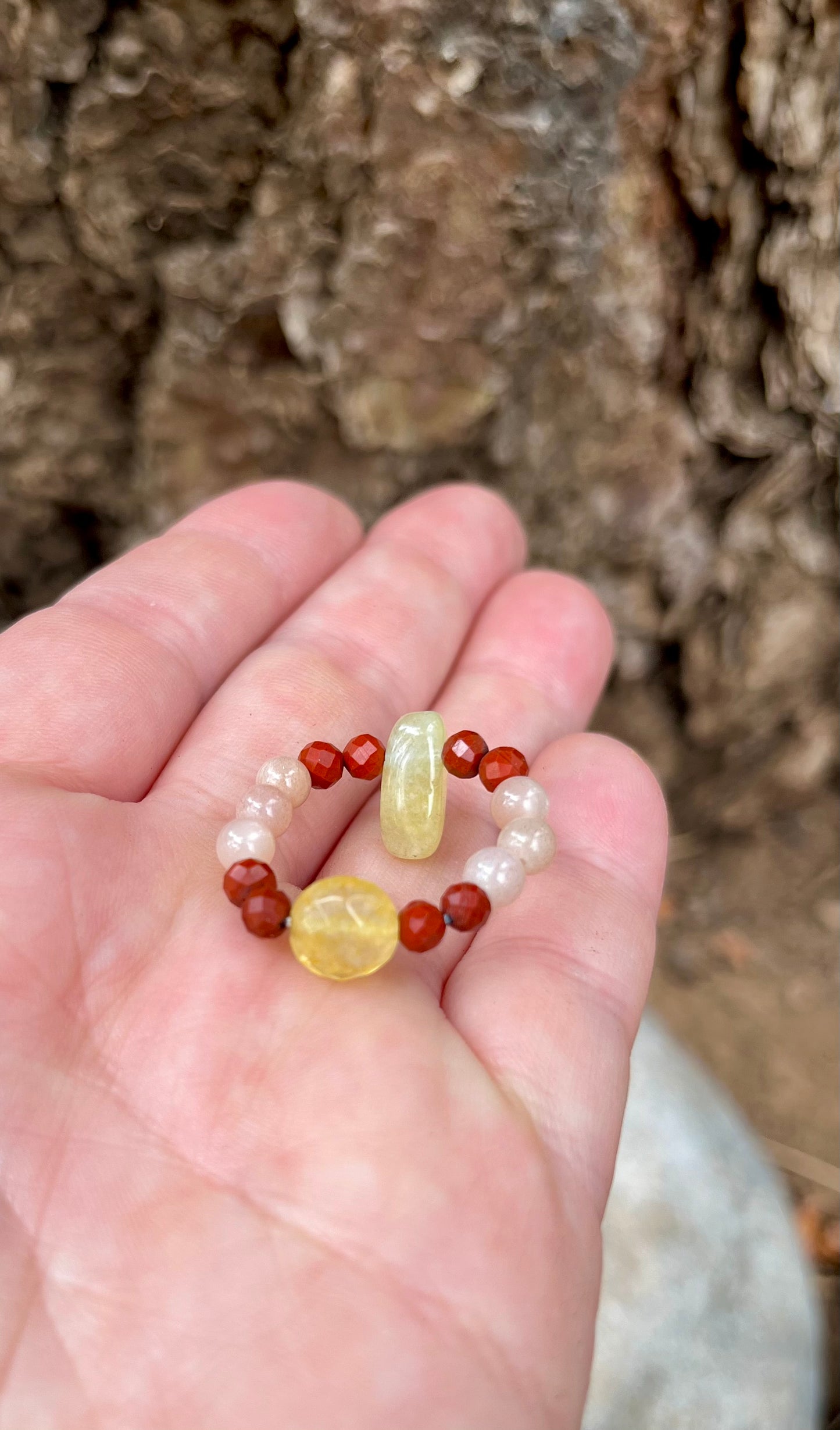 Sun Goddess Crystal Ring