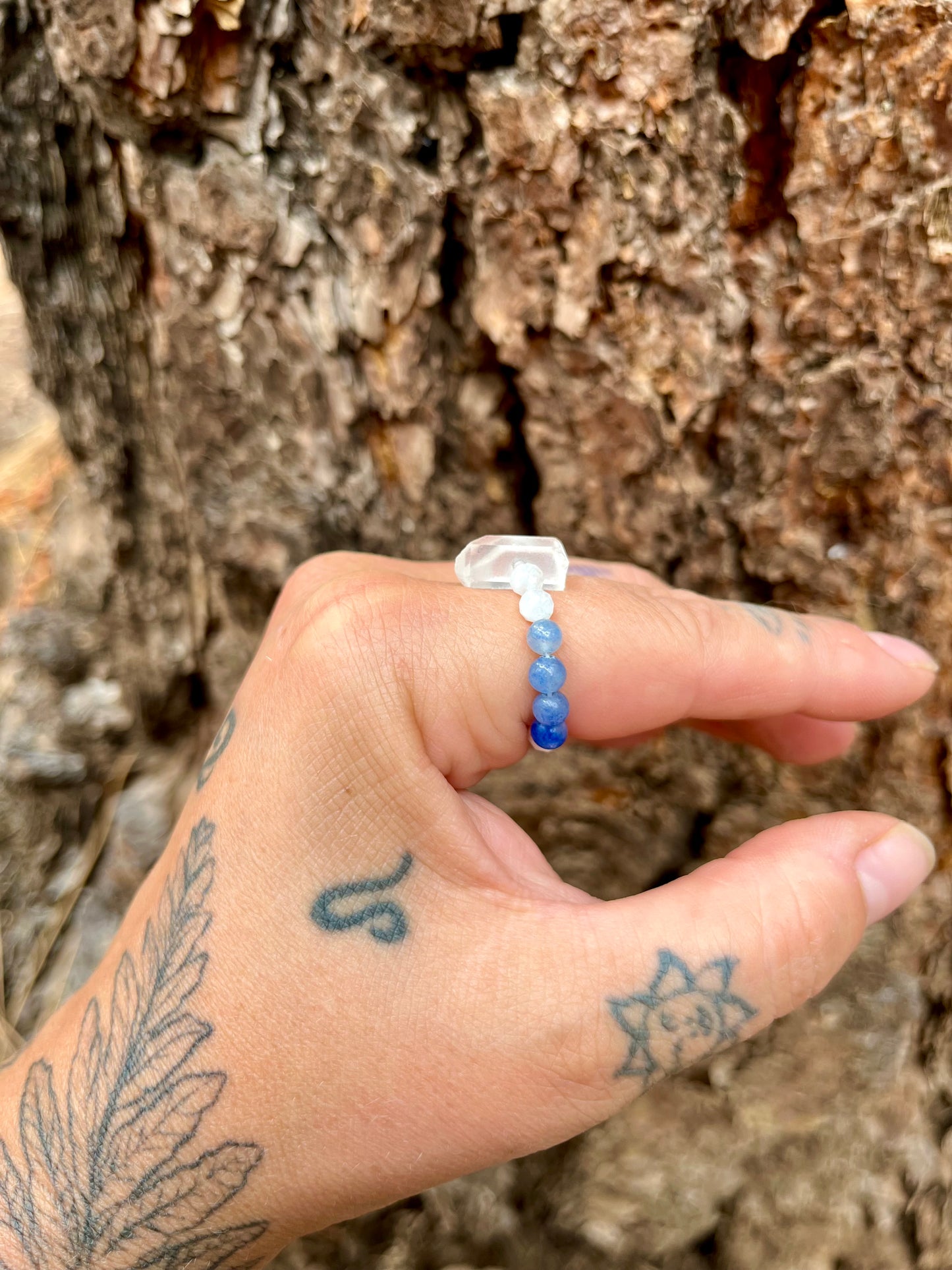 Moon Child Crystal Ring