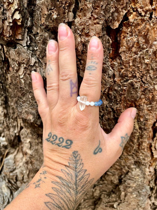 Moon Child Crystal Ring