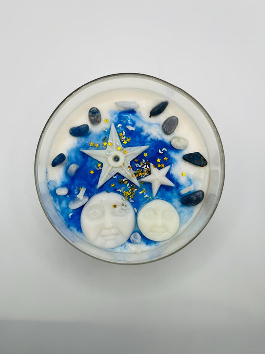 Moon Child Candle Blue Moon