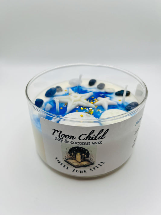 Moon Child Candle Blue Moon